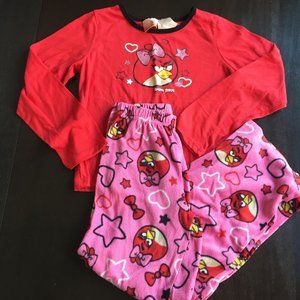 Angry Birds Girl's PJ's Set, sz L